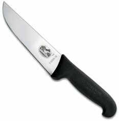 Акция на Кухонный нож Victorinox Fibrox Butcher 16см с черн. ручкой (5.5203.16) от Stylus