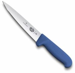 Акция на Кухонный нож Victorinox Fibrox Sticking 16см с син. ручкой (5.5602.16) от Stylus