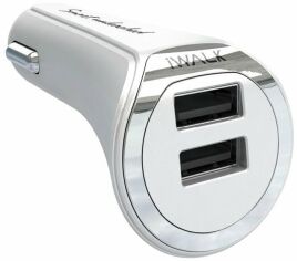 Акція на iWALK Usb Car Charger Dolphin 2xUSB 3.4A White від Stylus