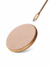 Акція на Decoded Wireless Fast Charger Leather Pad 10W Gold Metal/Rose (D9WC2GDRE) від Stylus