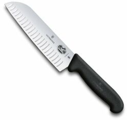 Акция на Кухонный нож Victorinox Fibrox Santoku 17см с черн. ручкой (52523.17) от Stylus