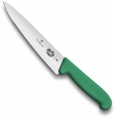 Акция на Кухонный нож Victorinox Fibrox 19см с зелен. ручкой (52004.19) от Stylus