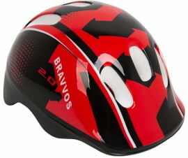 Акція на Шлем велосипедный Bravvos HEL100 черно-красный (HEAD-007) від Stylus