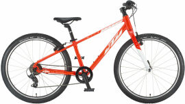 Акция на Велосипед Ktm Wild Cross 24" рама 35 оранжевый (белый) 2022 от Stylus