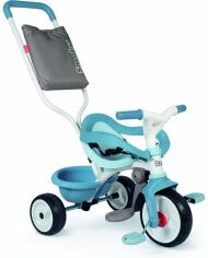 Акция на Детский трехколесный велосипед Smoby 3-в-1 Би Муви Комфорт, голубой (740414) от Stylus