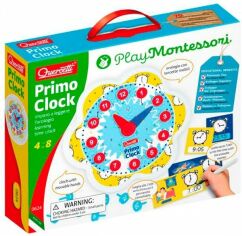 Акція на Обучающий игровой набор серии “Play Montessori” - ПЕРВЫЕ ЧАСЫ (стрелки, 24 фишки, карточки) від Stylus
