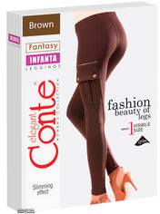 Акция на Трикотажные леггинсы Conte Fantasy Infanta 170-98 см Brown (4815003049101) от Rozetka UA