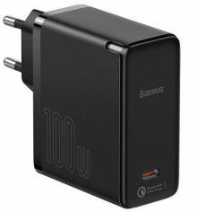Акция на Baseus USB-C Wall Charger GaN2 100W Black with USB-C Cable (TZCCGAN-L01) от Stylus