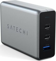 Акція на Satechi Usb Wall Charger Station 2хUSB-С+USB 100W Grey (ST-TC100GM-EU) від Stylus