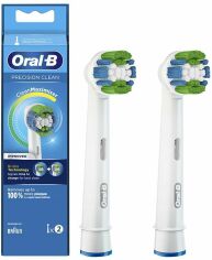 Акція на Насадка для зубной щетки Braun Oral-B Precision Clean EB20RB CleanMaximiser (2 шт) від Stylus