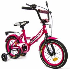 Акція на Велосипед детский 2-х колесный 14'' 211403 (RL7T) Like2bike Sky, розовый, рама сталь, со звонком від Stylus