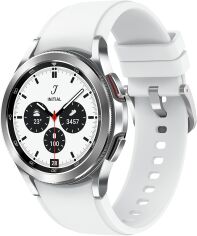 Акция на Samsung Galaxy Watch 4 Classic 42mm Lte Silver (SM-R885FZSA) от Stylus
