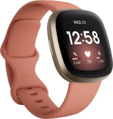 Акція на Fitbit Versa 3 Pink Clay/Soft Gold Aluminum від Stylus