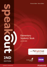 Акция на Speakout Elementary 2nd Edition Students' Book with DVD-ROM and MyEnglishLab Access Code Pack от Y.UA