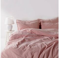 Акция на SoundSleep Stonewash Adriatic pastel pink пастельно-рожевий, Двохспальний євро (92370838) от Y.UA
