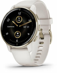 Акція на Garmin Venu 2 Plus Cream Gold Stainless Steel Bezel with Ivory Case and Silicone Band (010-02496-12) від Y.UA