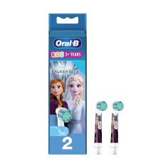 Акція на Насадки для електричної зубної щітки Oral-B Kids Disney Frozen 2, 2 шт від Eva
