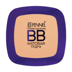 Акція на Матова BB-пудра для обличчя Fennel BB Powder Mattifying, Natural, 8 г від Eva
