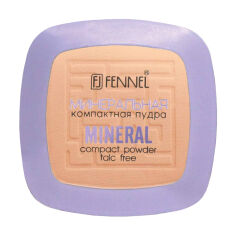 Акция на Компактна мінеральна пудра для обличчя Fennel Mineral Compact Powder без тальку, Medium, 8 г от Eva