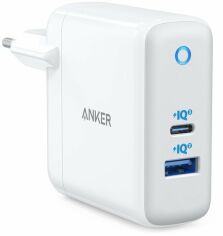 Акция на Anker Usb Wall Charger PowerPort+ Atom Iii 60W Pd Power Iq 3.0 White (A2322321/A2322G21) от Stylus