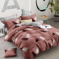 Акція на Комплект постільної білизни MirSon Бязь Premium 17-0048 Edgar 200x220 від Rozetka