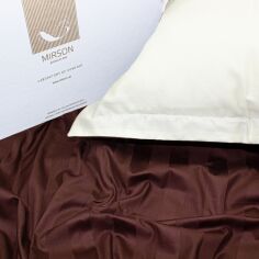 Акція на Комплект постільної білизни MirSon Сатин Premium Klaris Duet 143х210 см х 2 шт від Rozetka