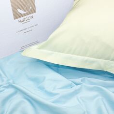 Акція на Комплект постільної білизни MirSon Сатин Premium Lunet Duet 143х210 см х 2 шт від Rozetka