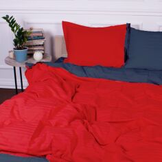 Акція на Комплект постільної білизни MirSon Satin Stripe 30-0018 + 30-0020 Nariman 110х140 Дитячий від Rozetka