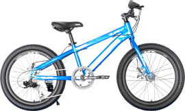 Акція на Велосипед TRINX Junior 1.0 20" 2021 Blue-Green-White (JUN1.0BGW) від Rozetka