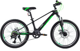 Акция на Велосипед ARDIS 20 MTB MG "CROSS" Зелений (0265-100-1) + Велосипедні шкарпетки в подарунок от Rozetka