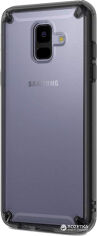 Акция на Панель Ringke Fusion для Samsung Galaxy A6 Smoke Black от Rozetka