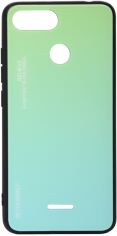 Акция на Панель BeCover Gradient Glass для Xiaomi Redmi 6/6A Green-Blue от Rozetka