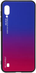 Акція на Панель BeCover Gradient Glass для Samsung Galaxy M10 2019 SM-M105 Blue-Red від Rozetka
