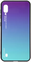 Акция на Панель BeCover Gradient Glass для Samsung Galaxy M10 2019 SM-M105 Purple-Blue от Rozetka