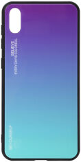 Акція на Панель BeCover Gradient Glass для Vivo Y91c Purple-Blue від Rozetka