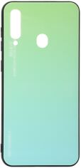 Акція на Панель BeCover Gradient Glass для Samsung Galaxy A20s 2019 SM-A207 Green-Blue від Rozetka