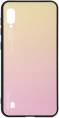Акція на Панель BeCover Gradient Glass для Samsung Galaxy M10 2019 SM-M105 Yellow-Pink від Rozetka