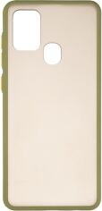 Акція на Панель Gelius Bumper Mat Case для Samsung Galaxy A21s (A217) Green від Rozetka