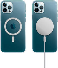 Акція на Панель Intaleo Clear для Apple iPhone 12 Pro з MagSafe Camera Protection Transparent від Rozetka