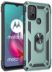Акція на Панель BeCover Military для Motorola Moto G10 / G20/ G30 / G10 Power Dark Green від Rozetka
