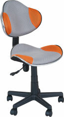 Акция на Дитяче крісло FunDesk LST3 Orange/Grey от Rozetka