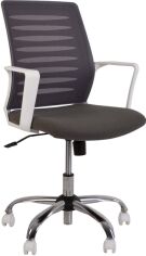 Акція на Крісло Nowy Styl WEBSTAR ordf GTP WHITE TILT CHR61 P OH/14 C-38 від Rozetka