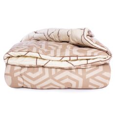 Акція на Ковдра антиалергенна MirSon з Tencel  Зима №4107 Color Fun Line Geometry 140x205 від Rozetka