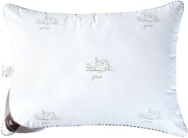 Акція на Подушка дитяча IDEIA Super Soft Classic 40х60 Антиалергенний штучний лебединий пух Біла від Rozetka
