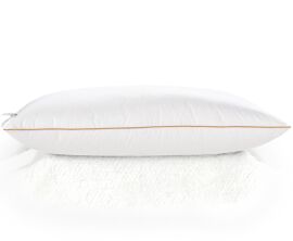 Акція на Подушка MirSon DeLuxe White Hand Made 903 Пухова низька 70x70 см від Rozetka