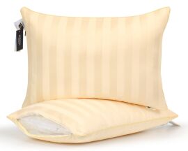 Акція на Подушка антиалергенна MirSon 1168 Carmela Hand Made EcoSilk М\'яка 60х60 см від Rozetka