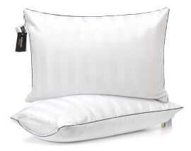 Акція на Подушка вовняна MirSon 1224 Royal Pearl Hand Made Premium М'яка 70х70 см від Rozetka