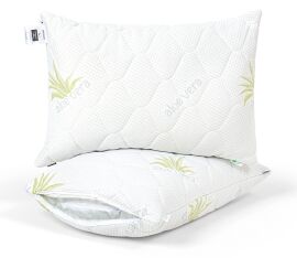 Акція на Подушка антиалергенна MirSon №806 Alberto EcoSilk Hand made М\'яка 70х70 см від Rozetka