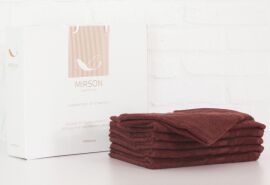 Акция на Набір лазневих рушників MirSon №5071 Elite SoftNess Brown 70х140 6 шт от Rozetka