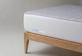 Акція на Наматрацник U-tek Melange Cotton з резинкою по периметру 150x190 см від Rozetka